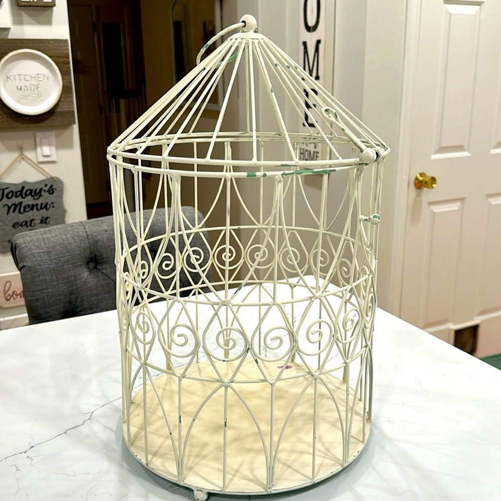 Upcycled Wedding Bird Cage